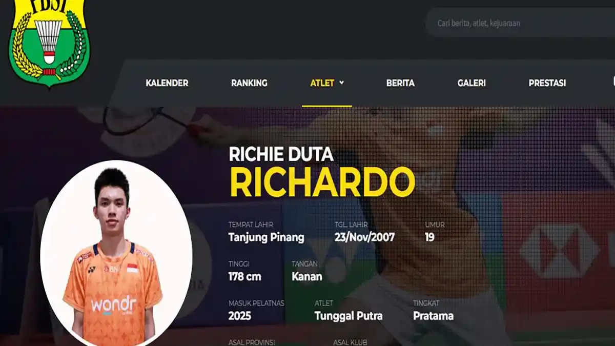 atlet pelatnas tanjungpinang - ilustrasi berita Atlet Pelatnas Tanjungpinang: Kisah Richie Duta Richardo yang Menjadi…