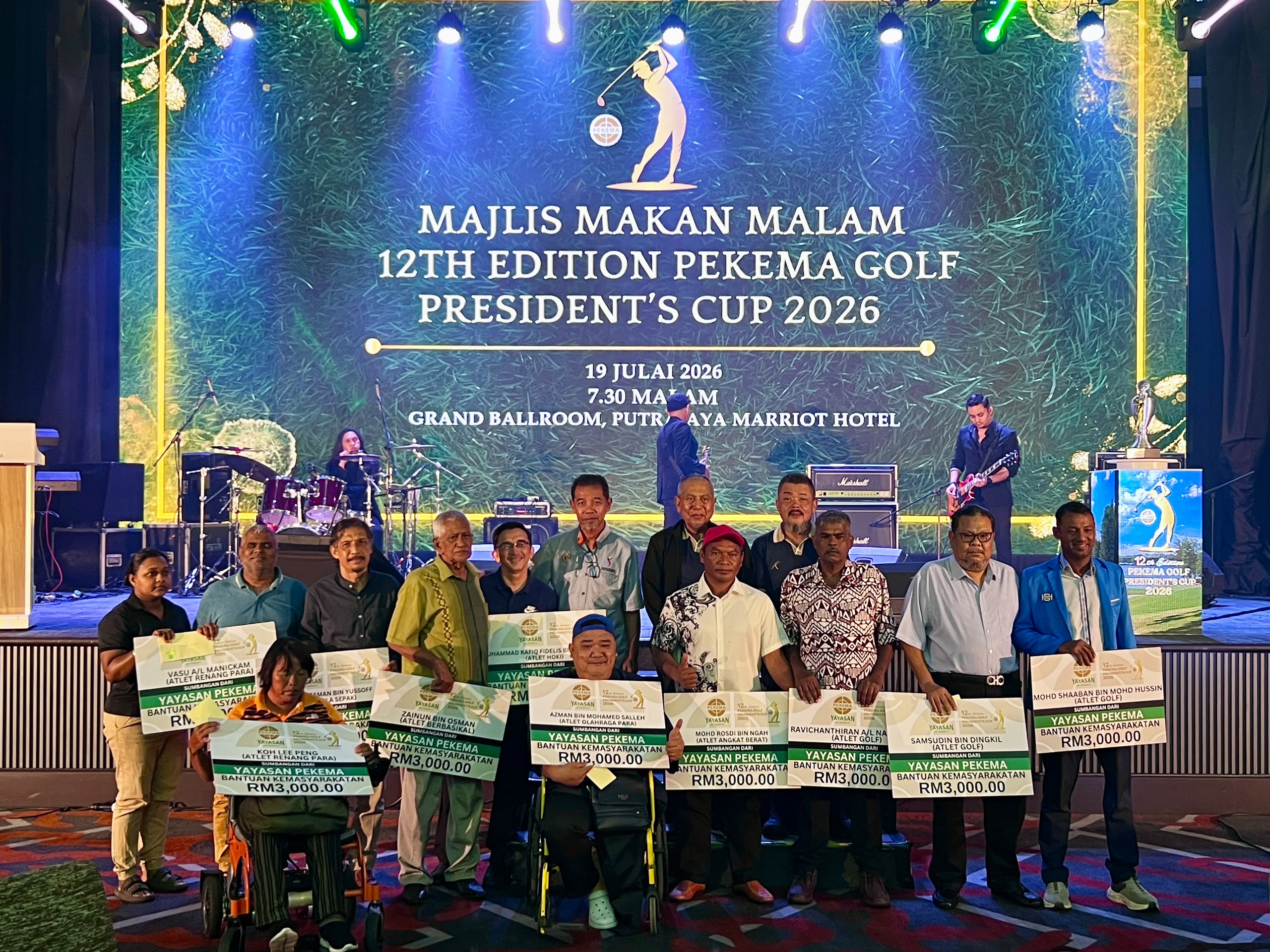santuni bekas atlet - ilustrasi berita Pekema santuni bekas atlet: 10 penerima terima bantuan kebajikan di Putrajaya